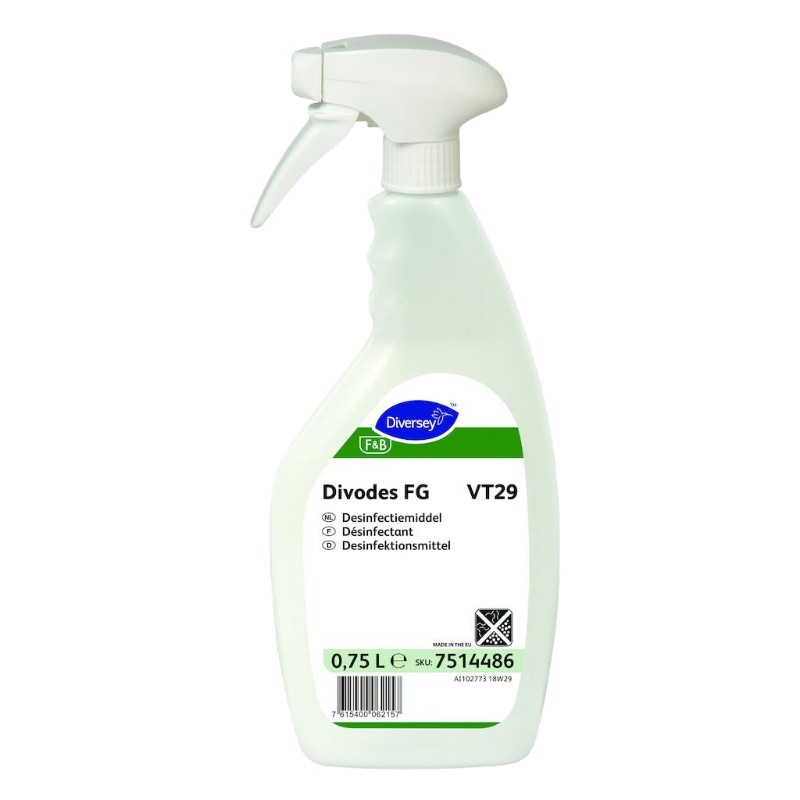 Divodes FG VT29 - Désinfectant pour industrie agro-alimentaire - 750ml